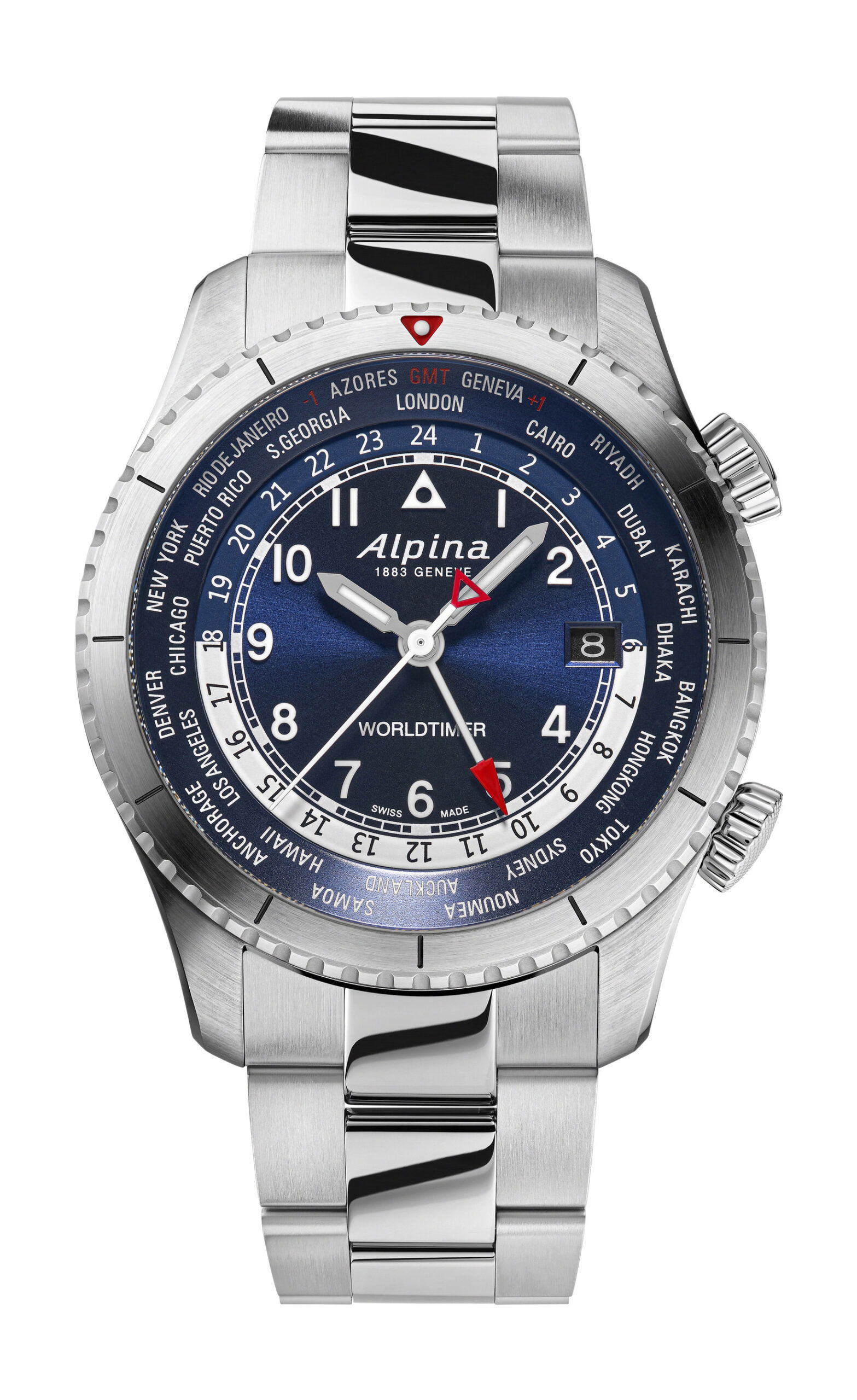 Alpina Startimer Pilot Quartz Worldtimer