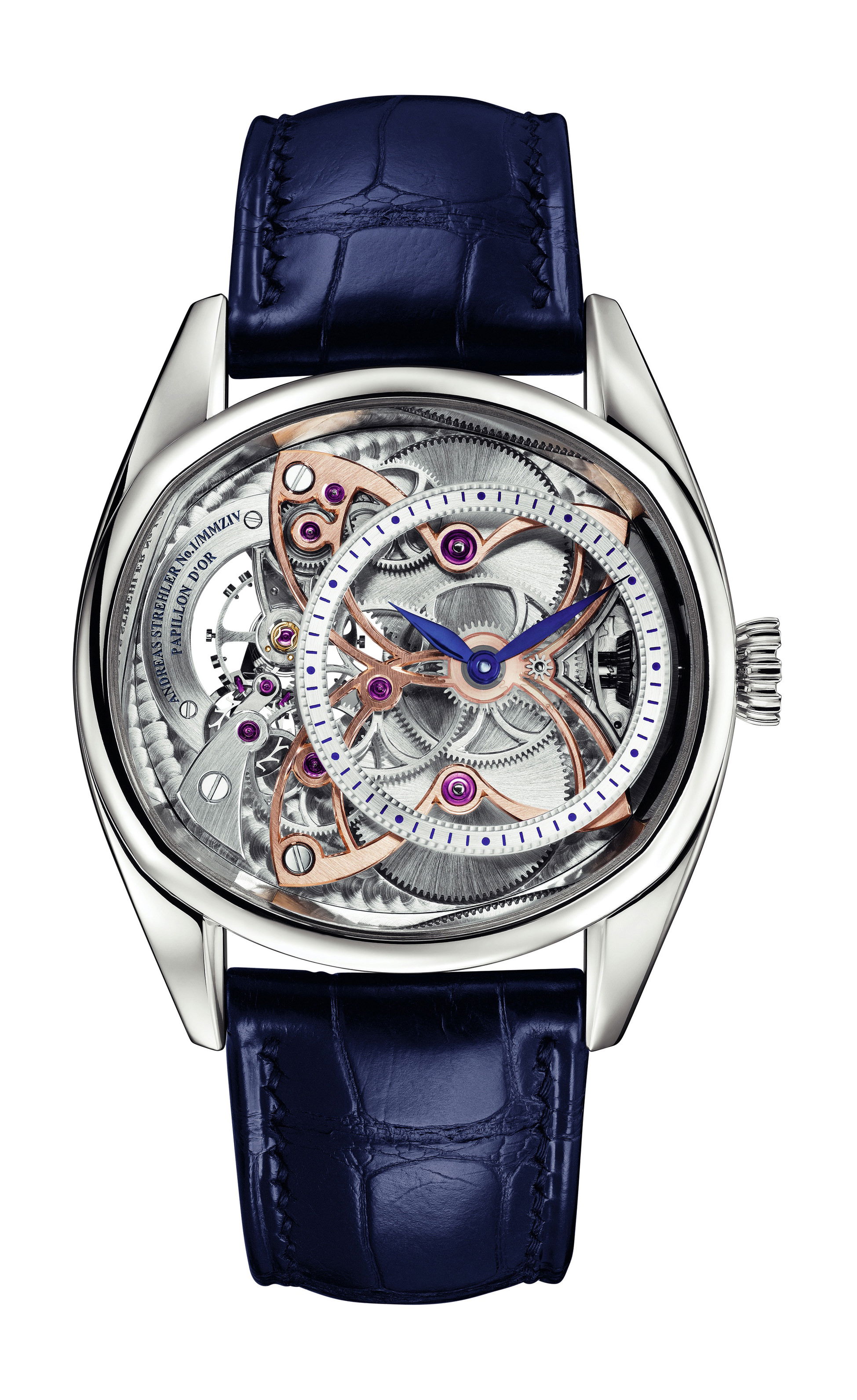 Andreas Strehler Papillon d’Or Platinum watch