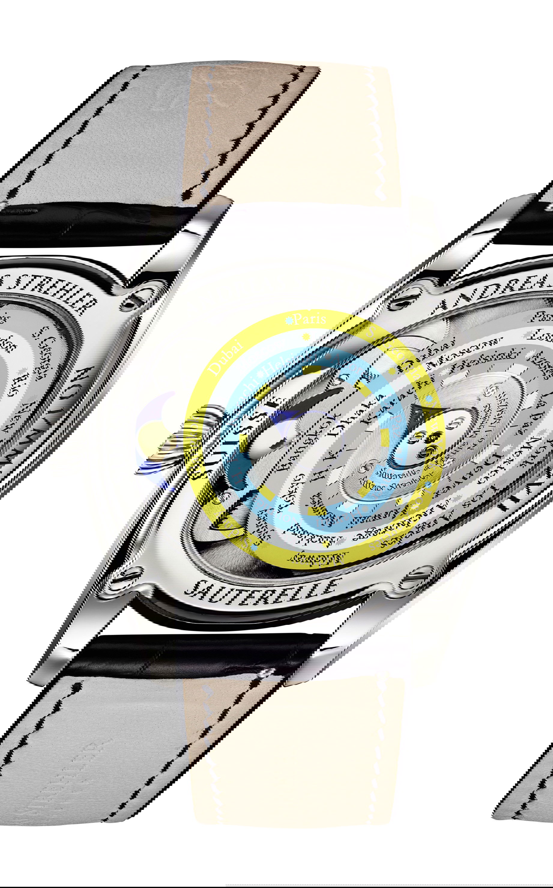 Andreas Strehler Sauterelle à Heure Mondiale Platinum - View 2