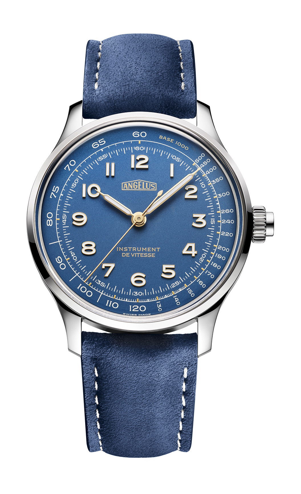 Angelus Instrument de Vitesse Indianapolis Blue