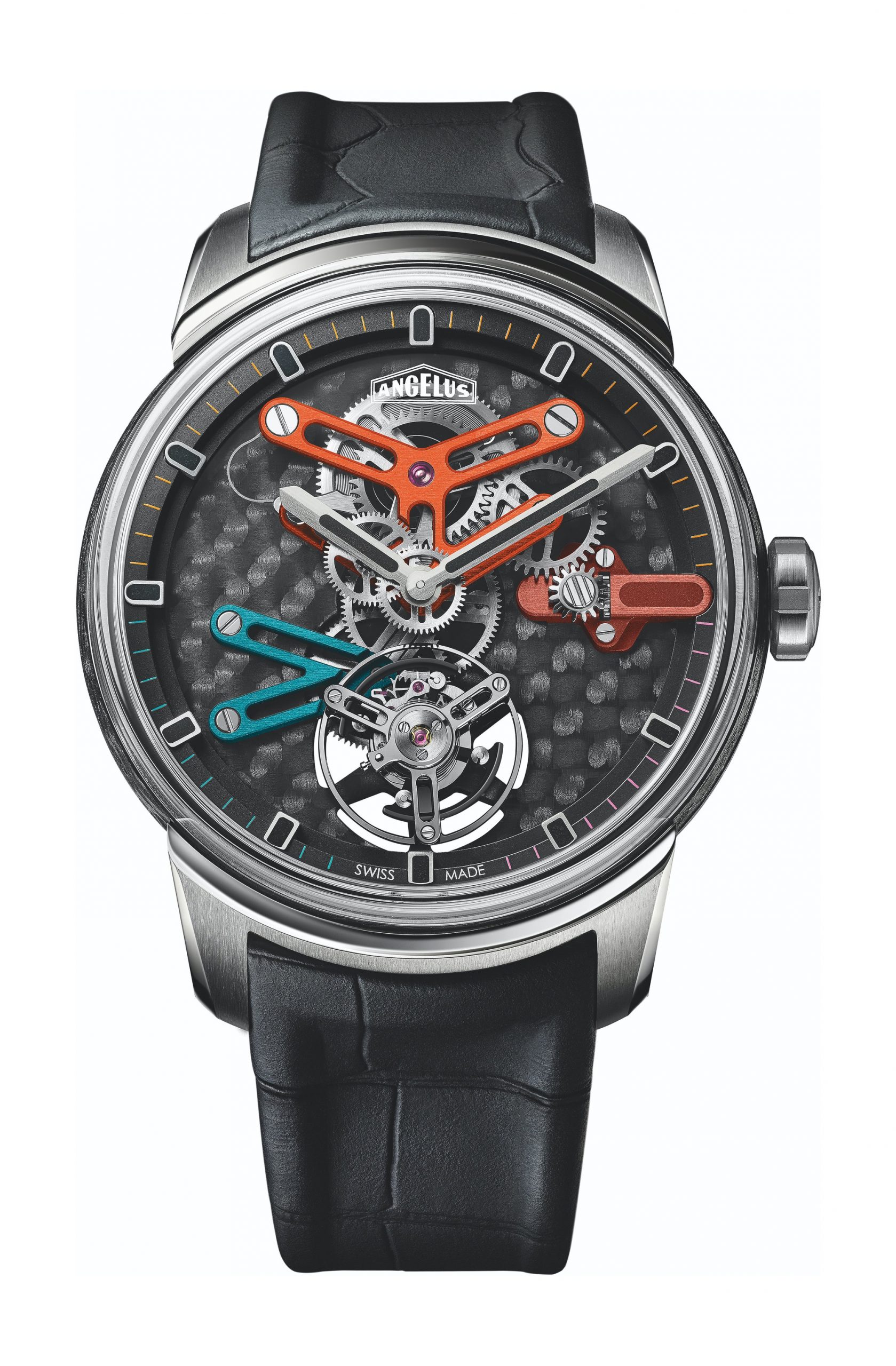 Angelus U23 Tequila Sunrise luxury timepiece - detailed view