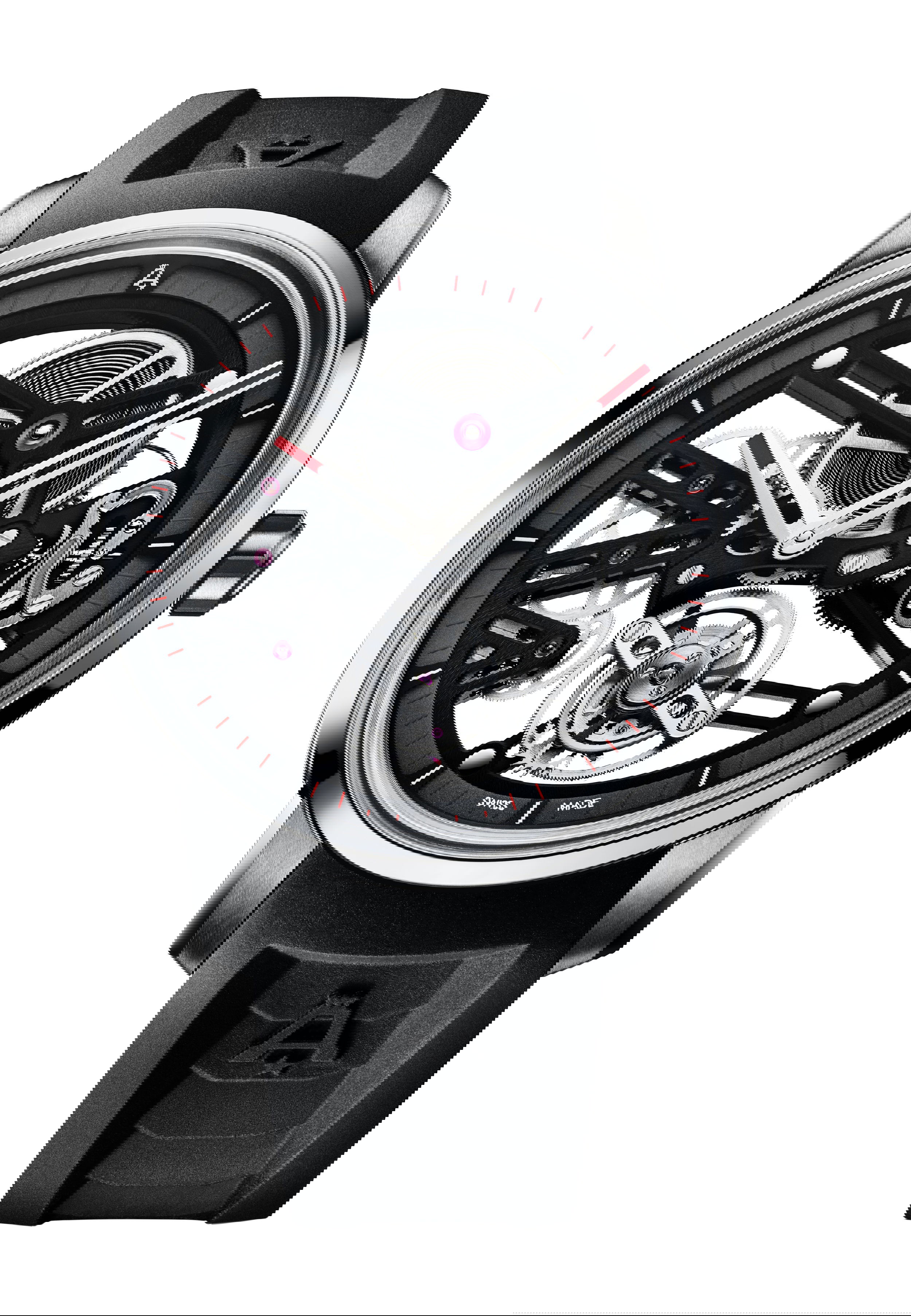 Angelus U40 Racing Tourbillon Skeleton luxury timepiece - detailed view