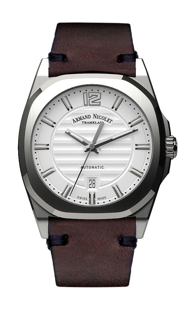 Armand Nicolet J09-3 luxury timepiece - detailed view