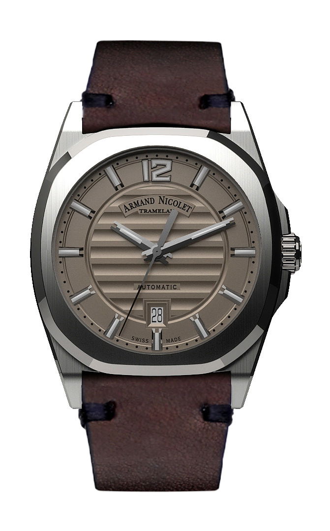 Armand Nicolet J09-3 luxury timepiece - detailed view