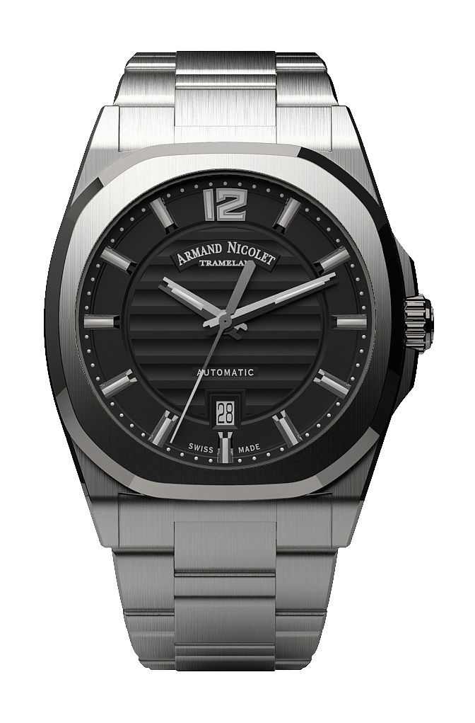 Armand Nicolet J09-3 luxury timepiece - detailed view