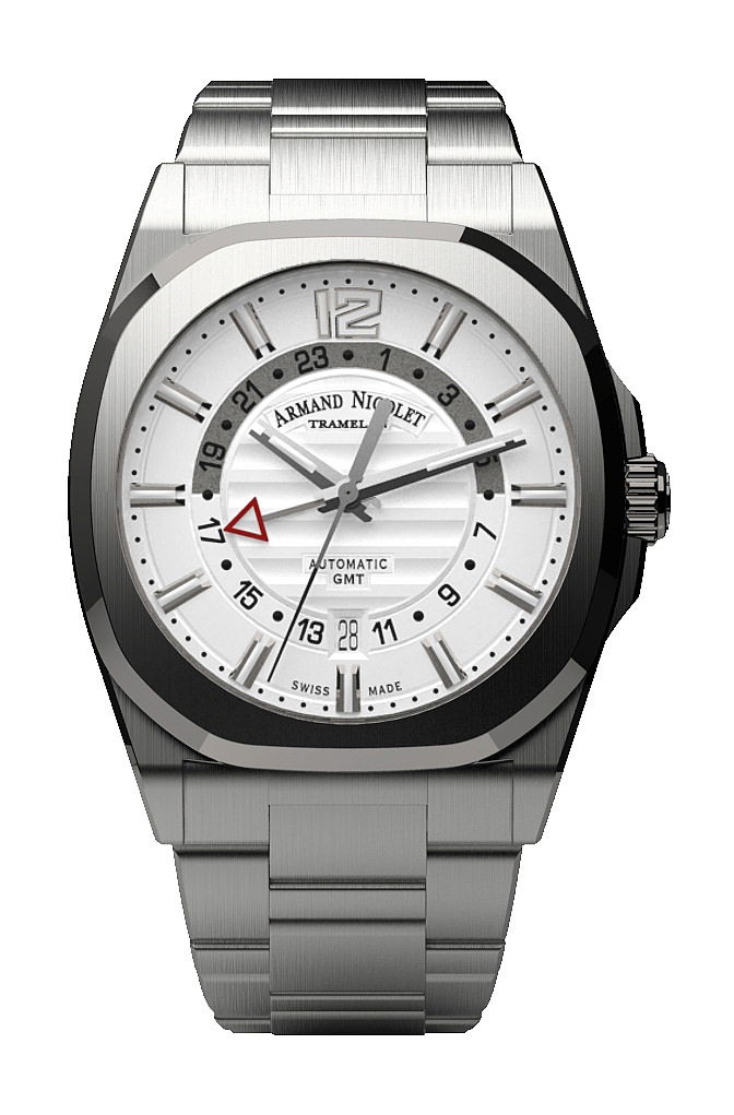 Armand Nicolet J09-3 luxury timepiece - detailed view