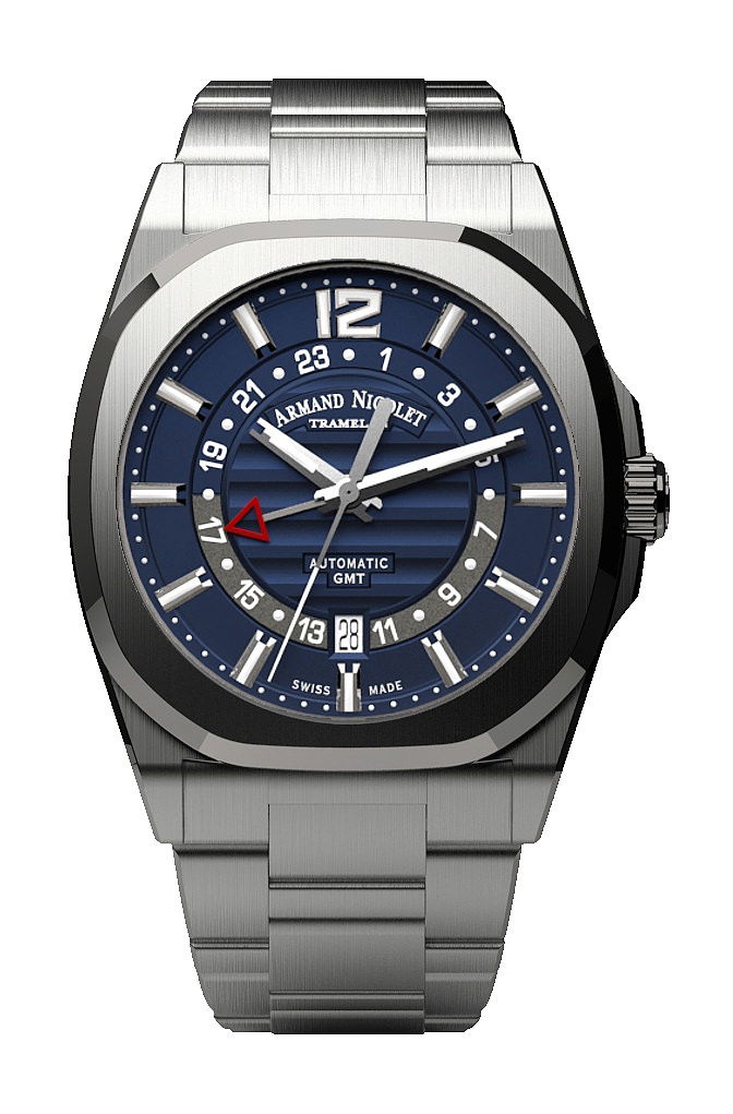 Armand Nicolet J09-3 luxury timepiece - detailed view