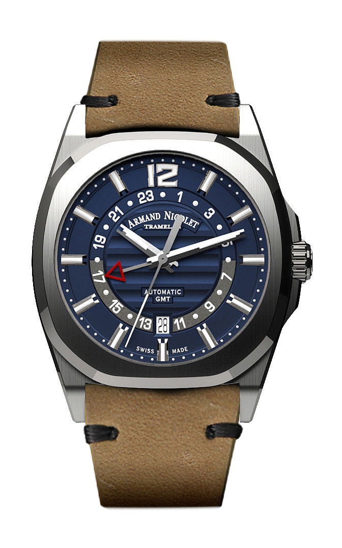 Armand Nicolet J09-3 luxury timepiece - detailed view