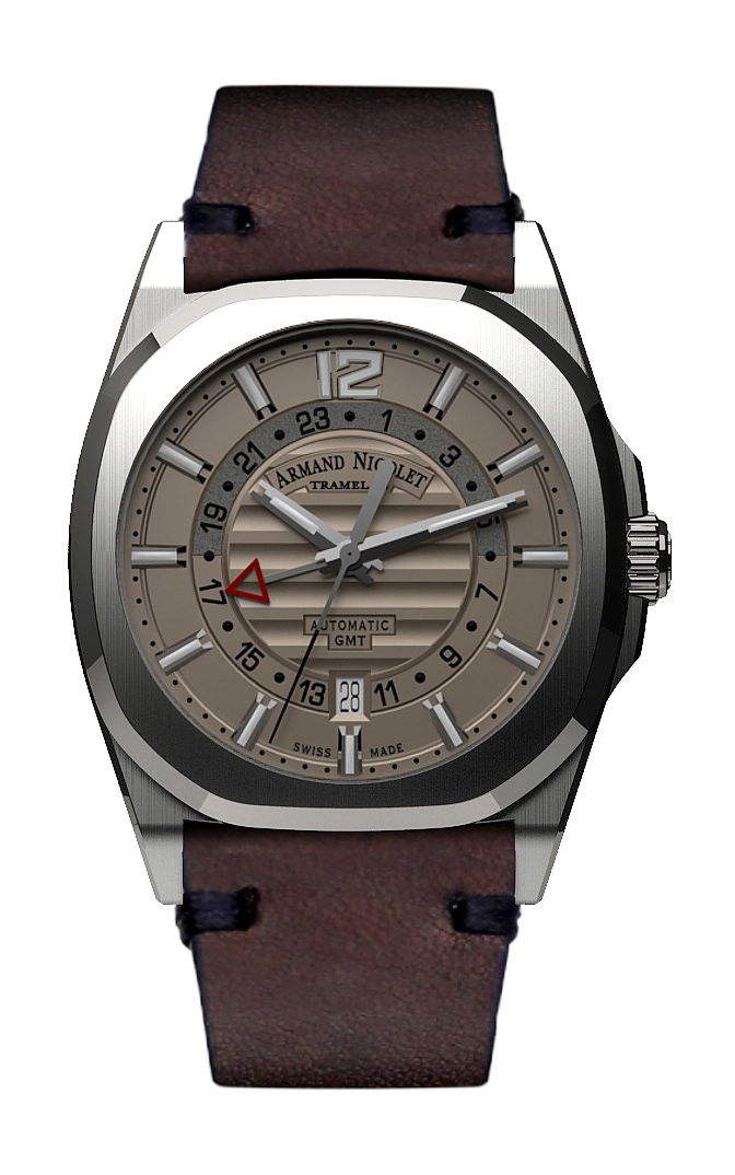 Armand Nicolet J09-3 luxury timepiece - detailed view
