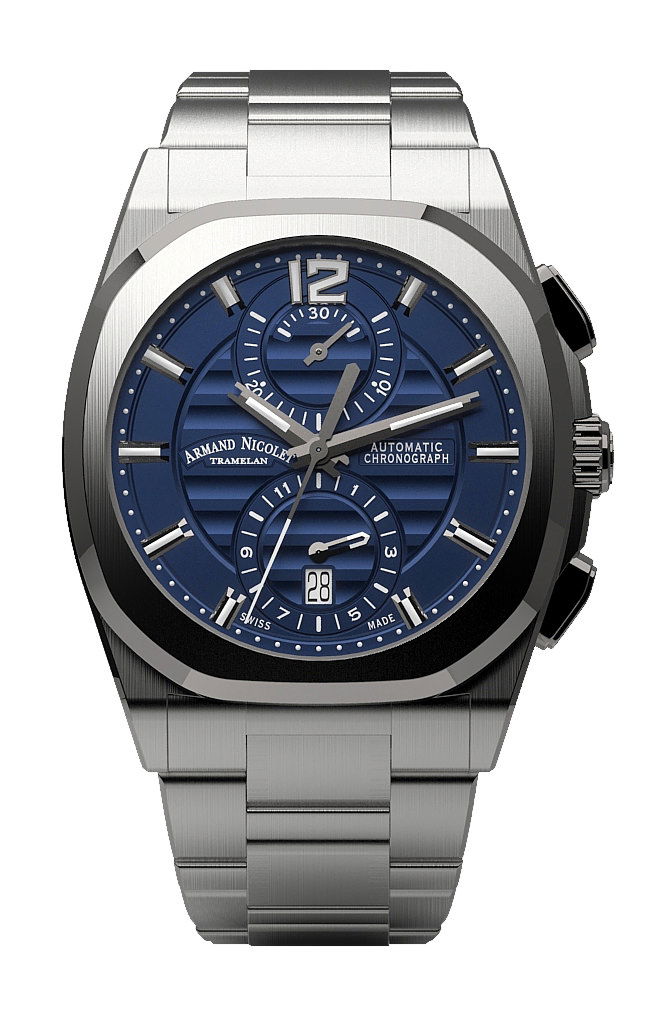 Armand Nicolet J09-3 luxury timepiece - detailed view