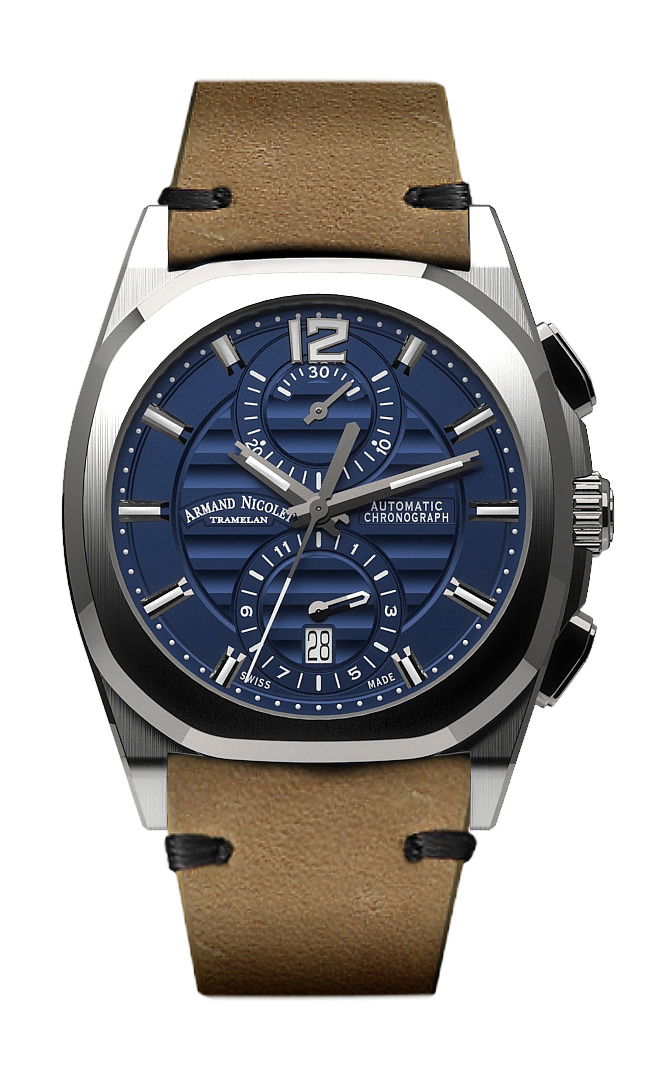 Armand Nicolet J09-3 luxury timepiece - detailed view