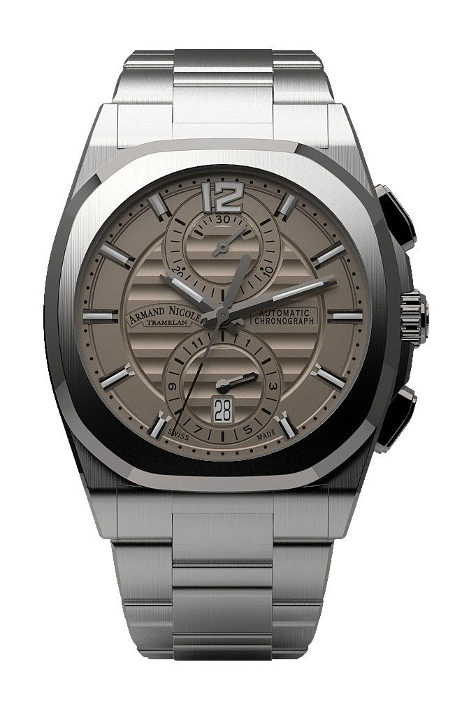 Armand Nicolet J09-3 luxury timepiece - detailed view