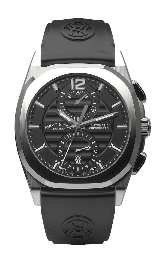 Armand Nicolet J09-3 luxury timepiece - detailed view