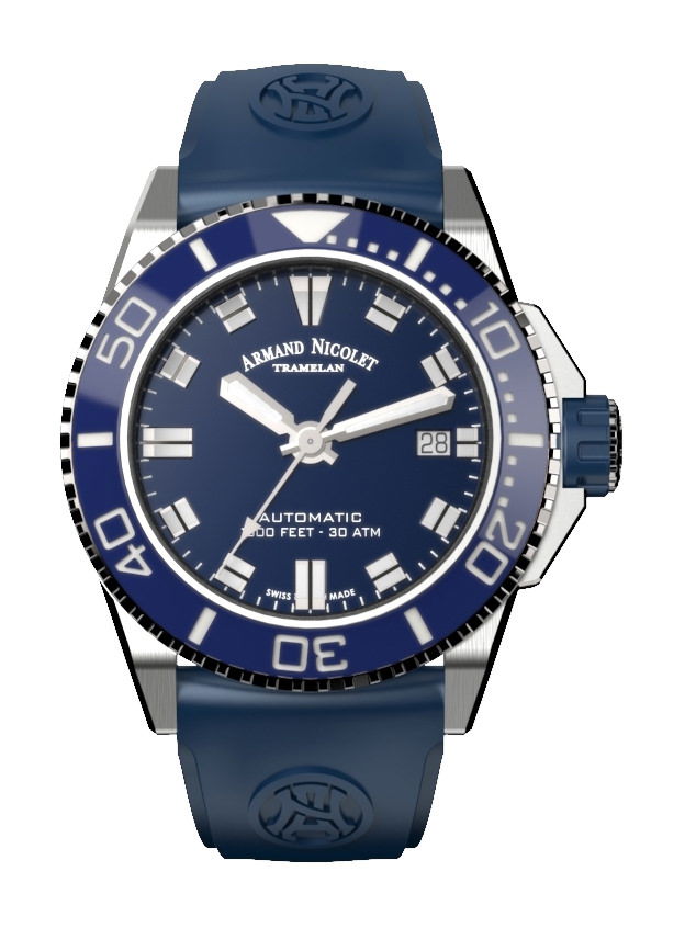 Armand Nicolet JS9-41 luxury timepiece - detailed view