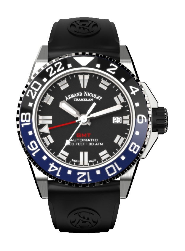 Armand Nicolet JS9-41 luxury timepiece - detailed view