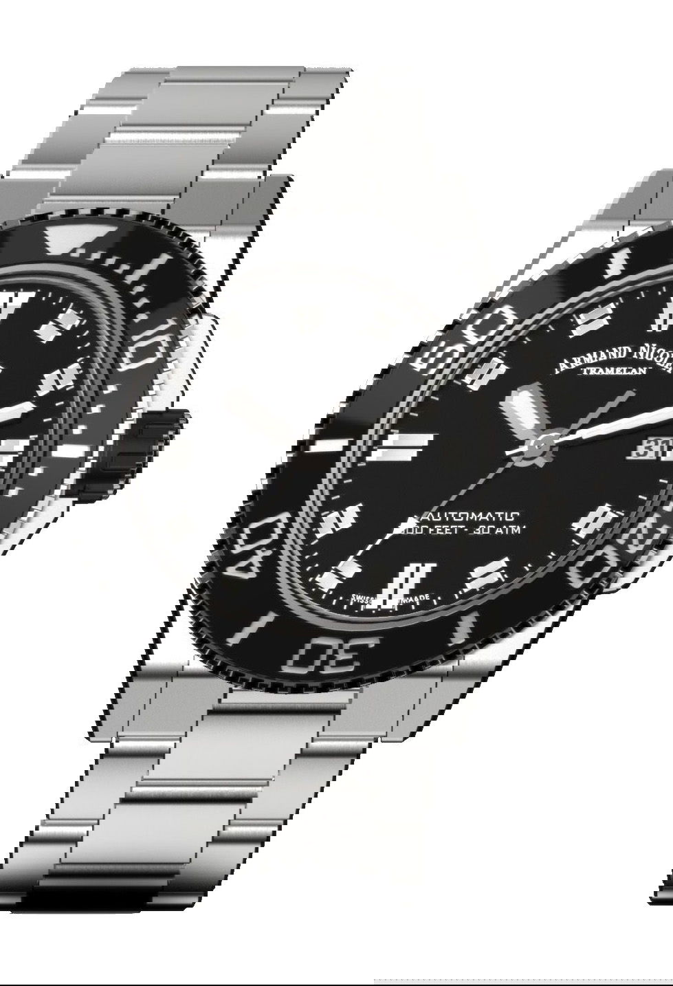 Armand Nicolet JS9-44 luxury timepiece - detailed view