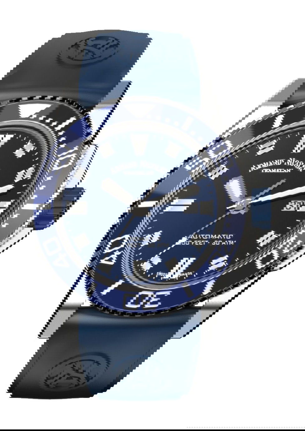 Armand Nicolet JS9-44 luxury timepiece - detailed view