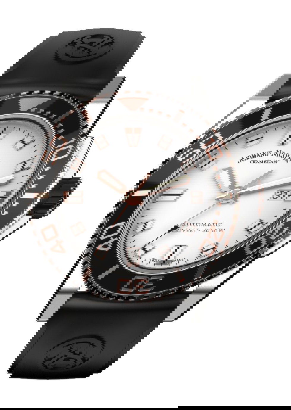Armand Nicolet JS9-44 luxury timepiece - detailed view