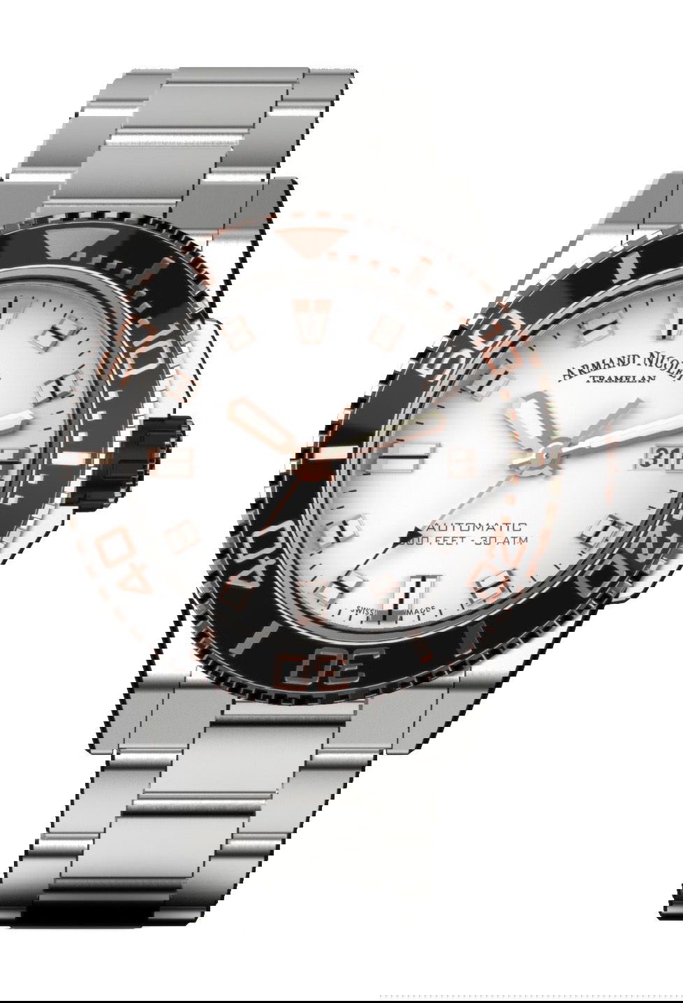 Armand Nicolet JS9-44 luxury timepiece - detailed view