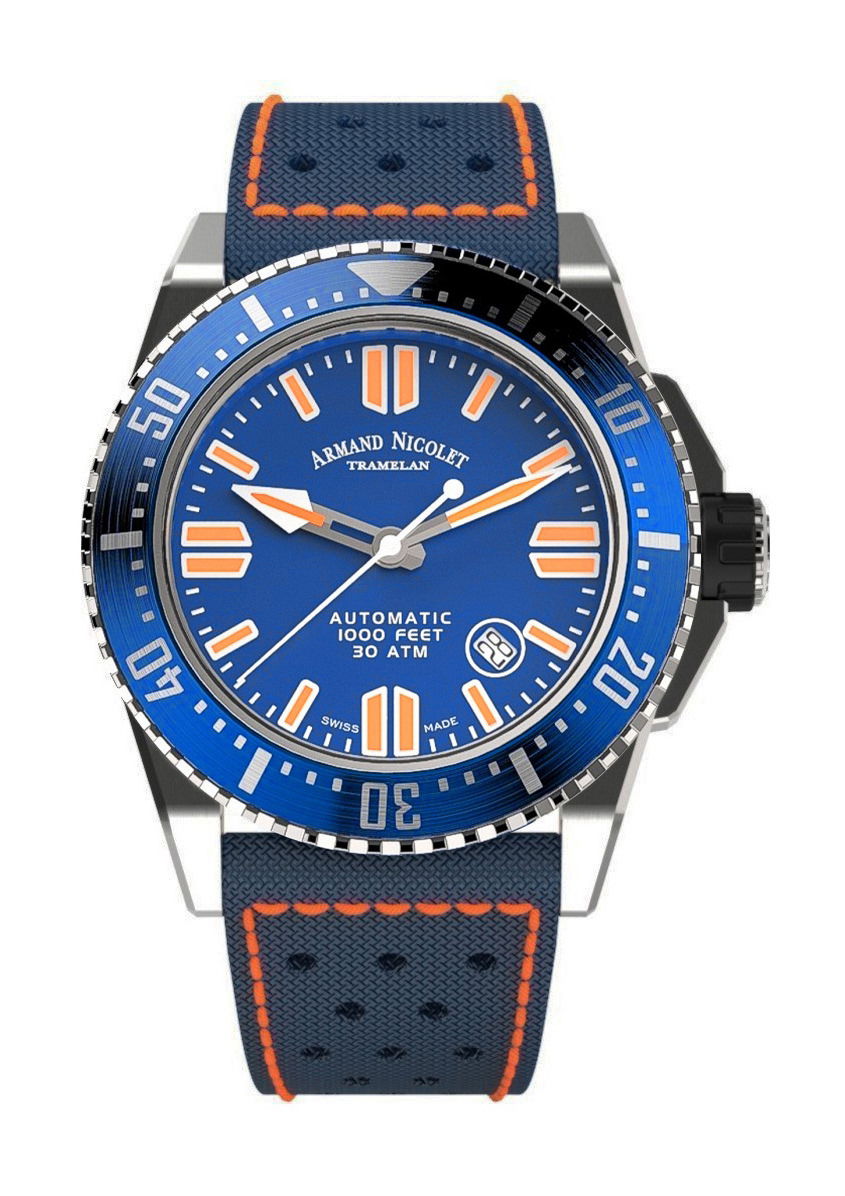 Armand Nicolet JSS luxury timepiece - detailed view
