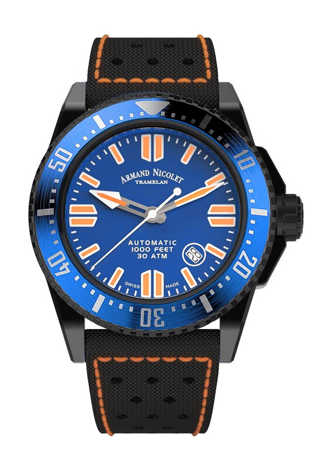 Armand Nicolet JSS luxury timepiece - detailed view