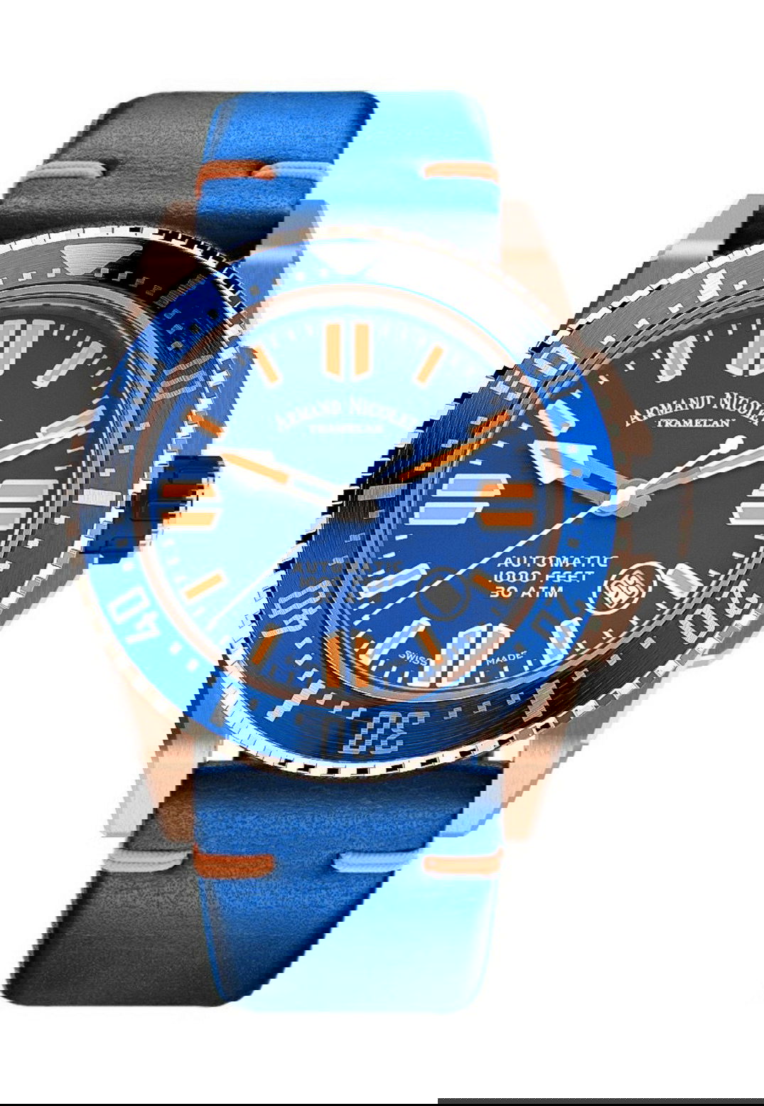 Armand Nicolet JSS luxury timepiece - detailed view