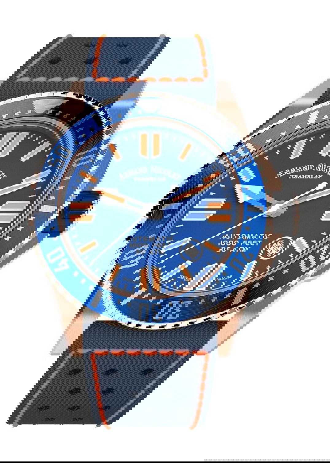 Armand Nicolet JSS luxury timepiece - detailed view