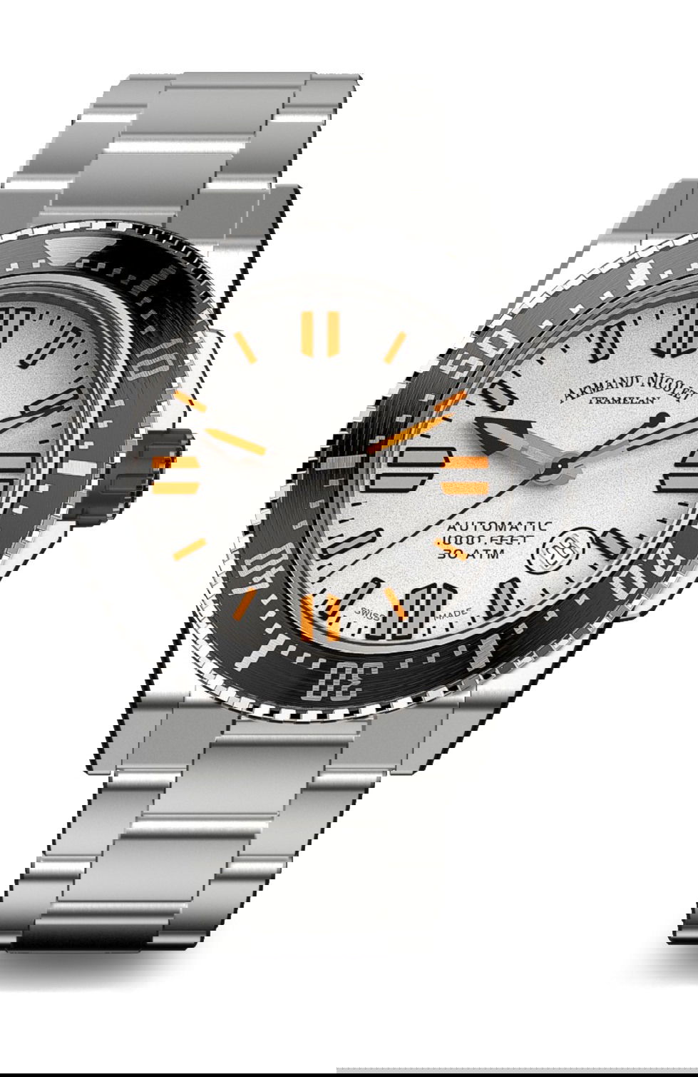 Armand Nicolet JSS luxury timepiece - detailed view
