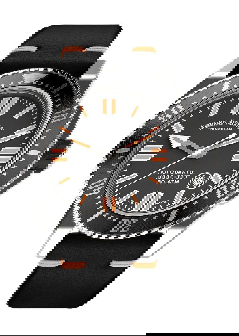 Armand Nicolet JSS luxury timepiece - detailed view