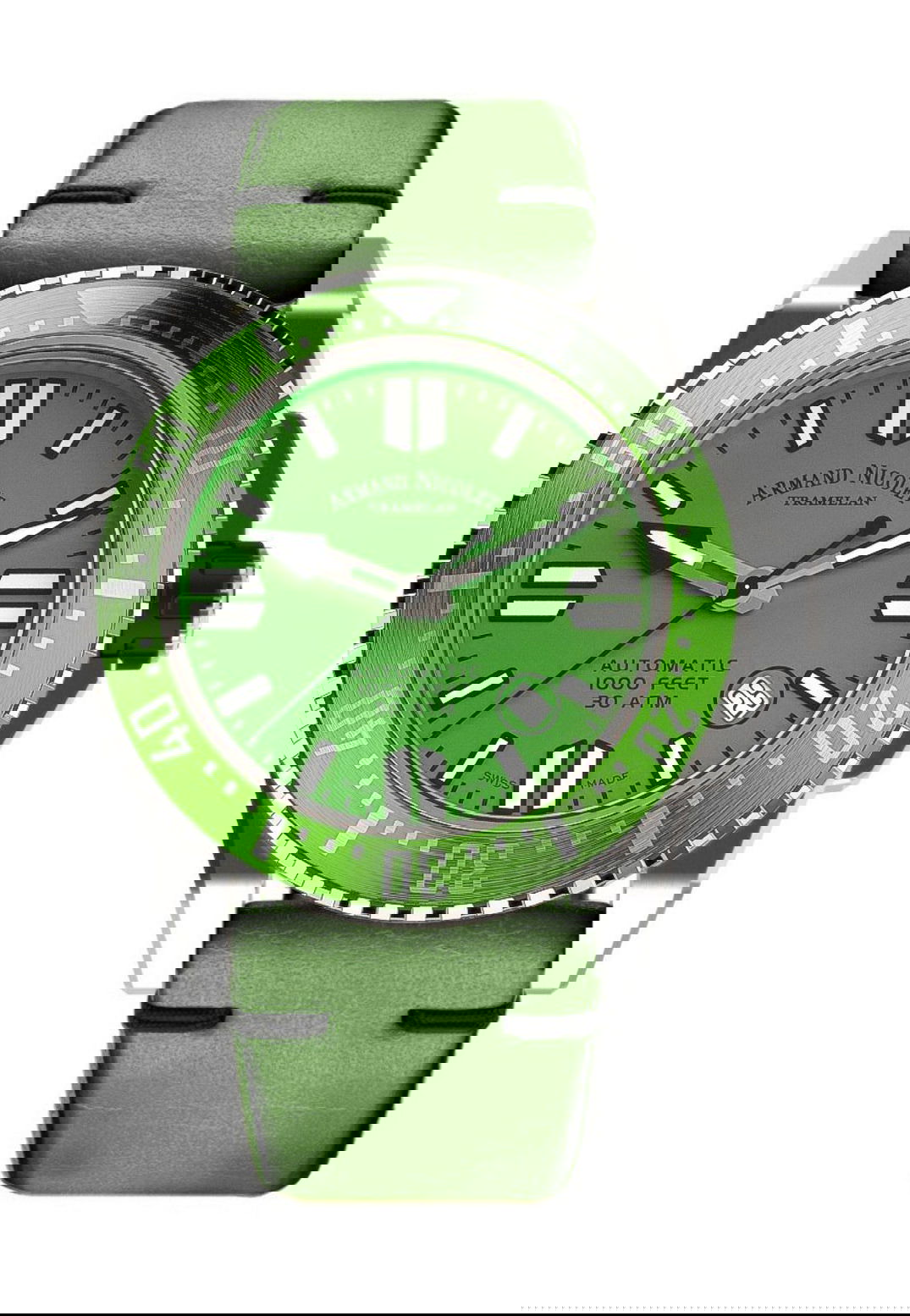 Armand Nicolet JSS luxury timepiece - detailed view
