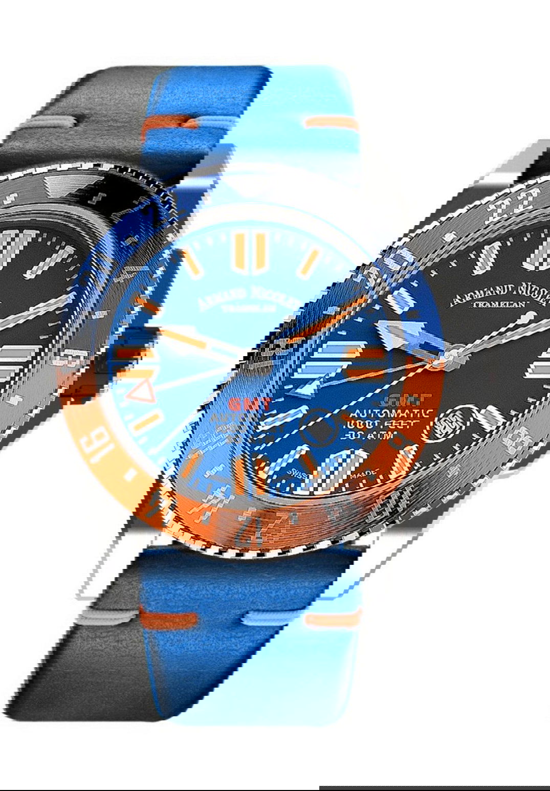 Armand Nicolet JSS luxury timepiece - detailed view