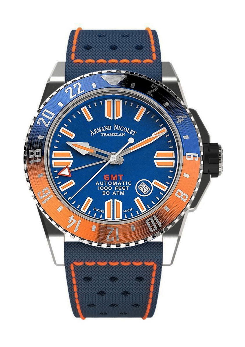 Armand Nicolet JSS luxury timepiece - detailed view
