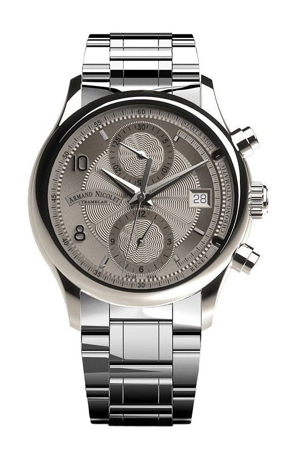 Armand Nicolet M02-4 luxury timepiece - detailed view