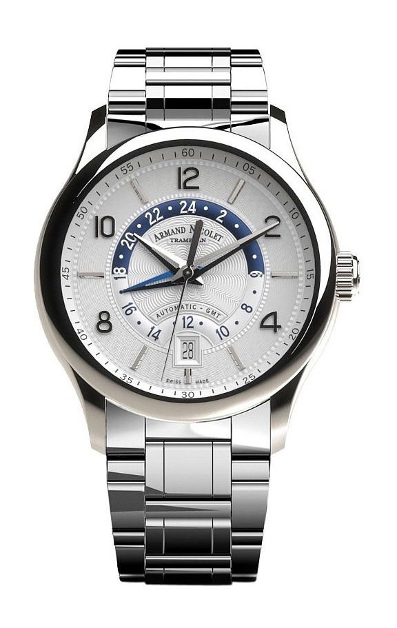 Armand Nicolet M02-4 luxury timepiece - detailed view