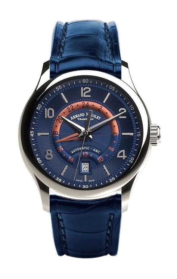 Armand Nicolet M02-4 luxury timepiece - detailed view