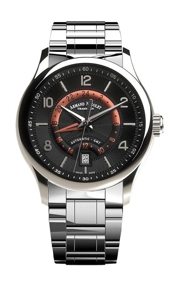 Armand Nicolet M02-4 luxury timepiece - detailed view