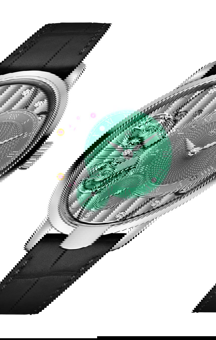 Armin Strom Pure Resonance Special Edition Sea Green luxury timepiece - detailed view