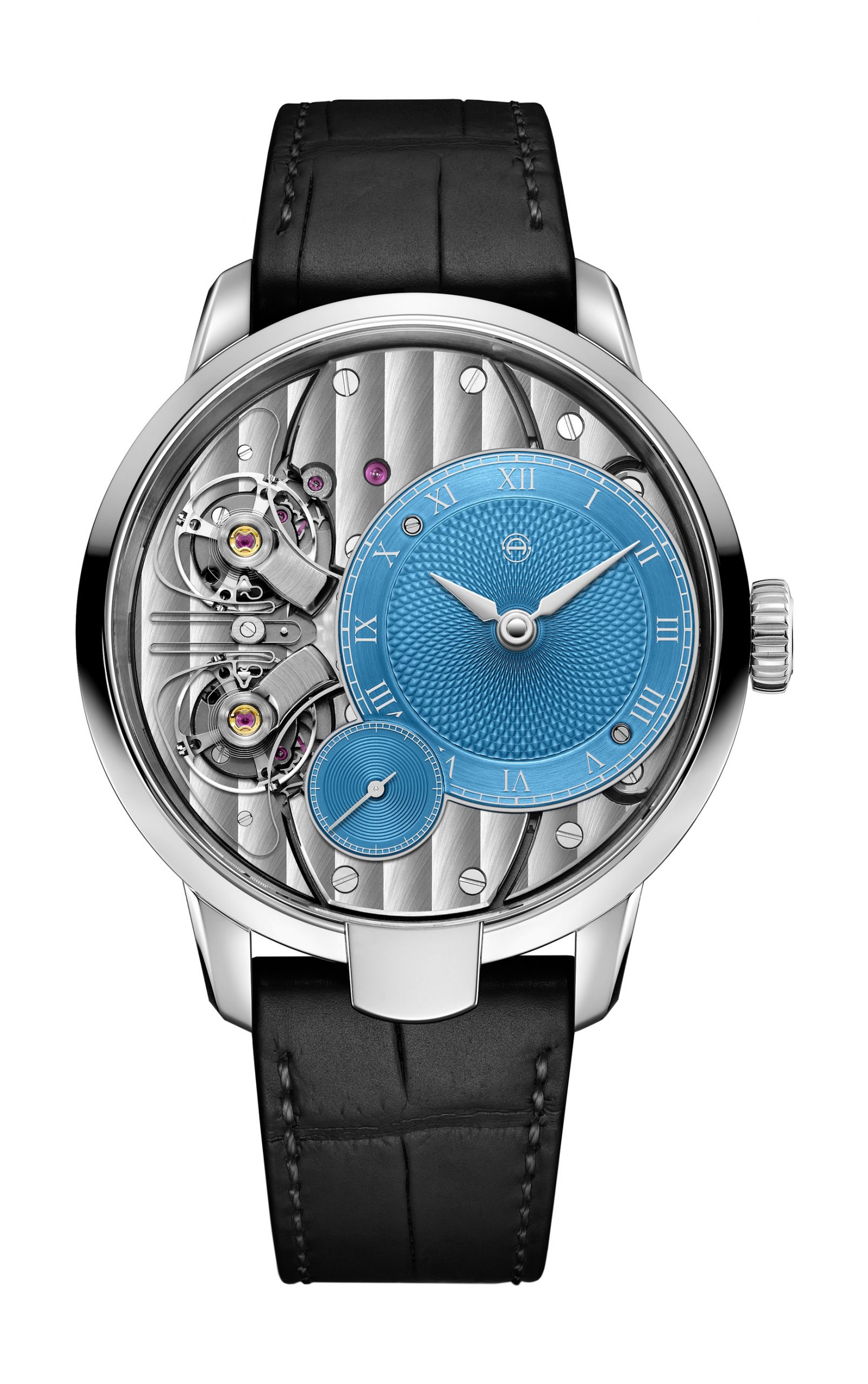 Armin Strom Pure Resonance Special Edition Sky Blue luxury timepiece - detailed view