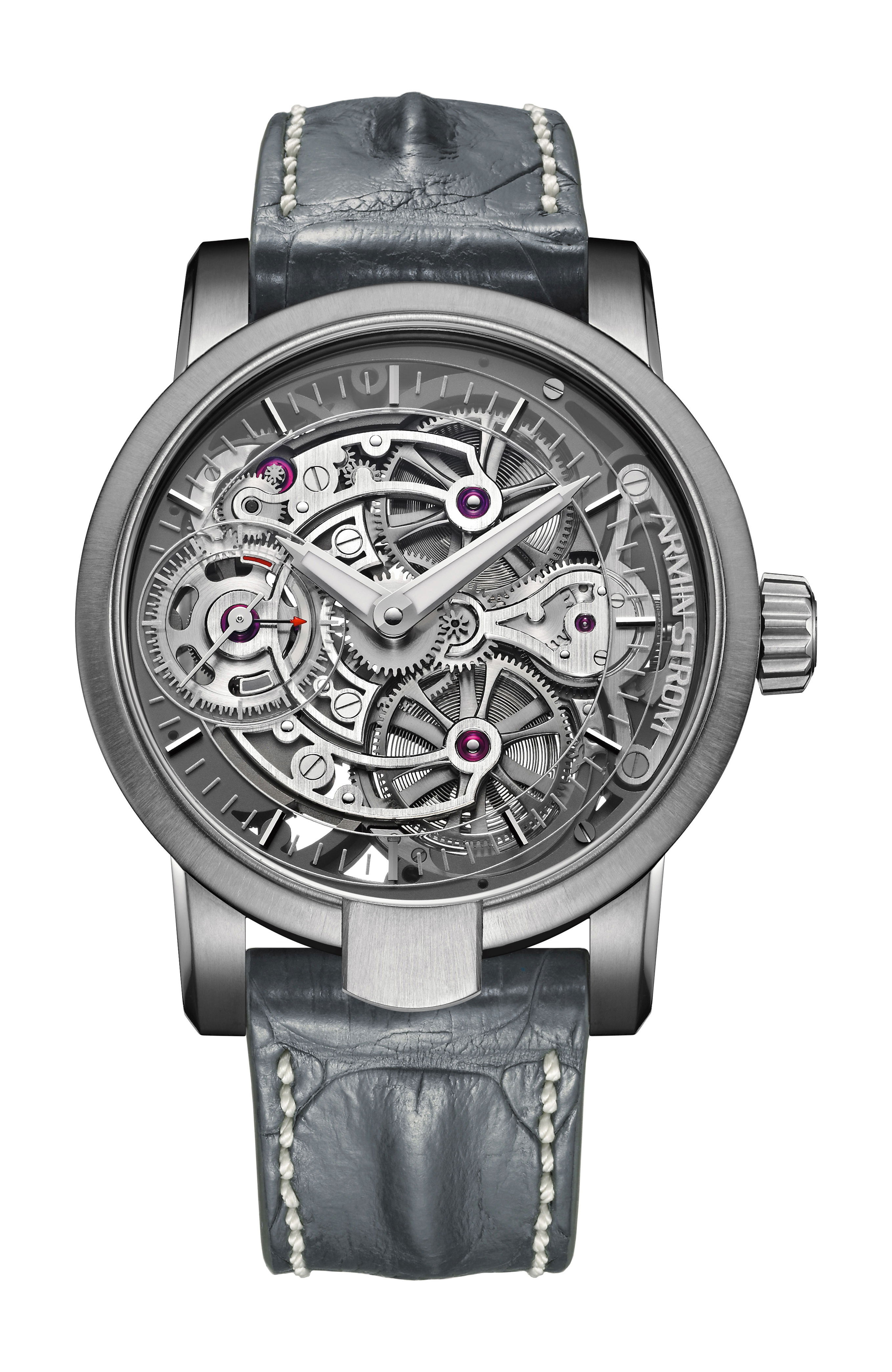 Armin Strom Skeleton Pure Air luxury timepiece - detailed view