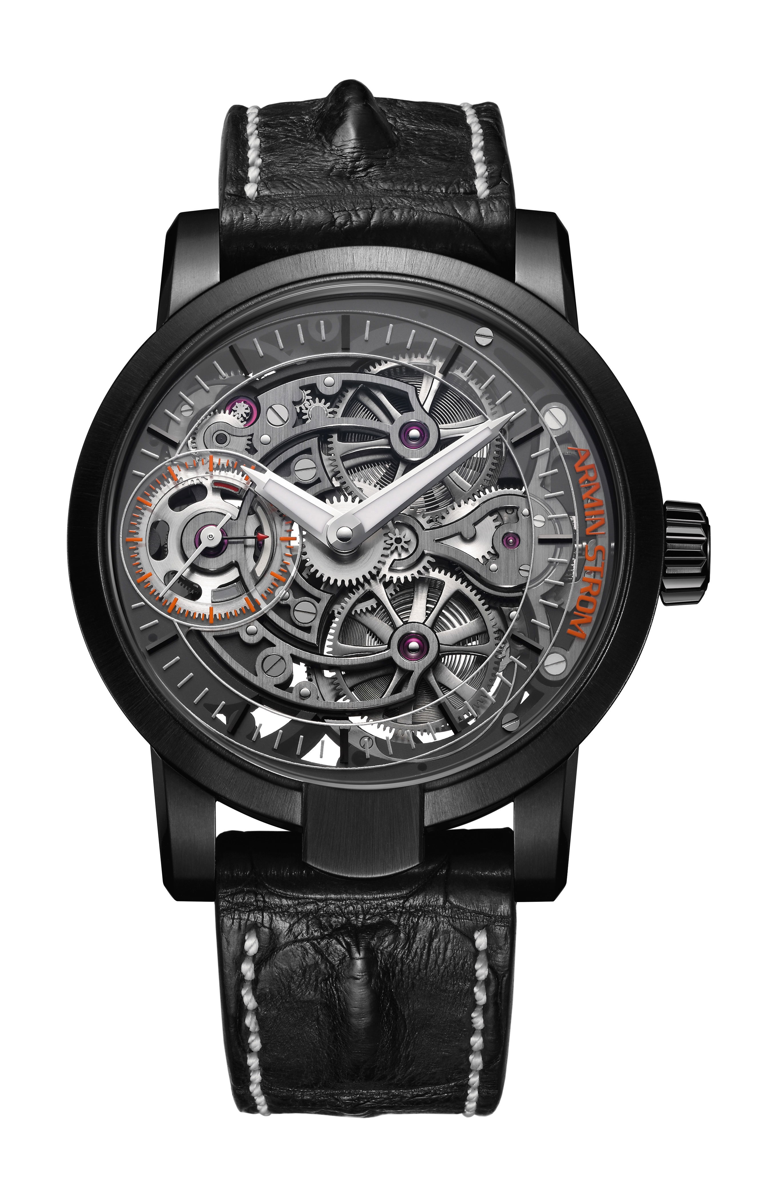 Armin Strom Skeleton Pure Earth luxury timepiece - detailed view