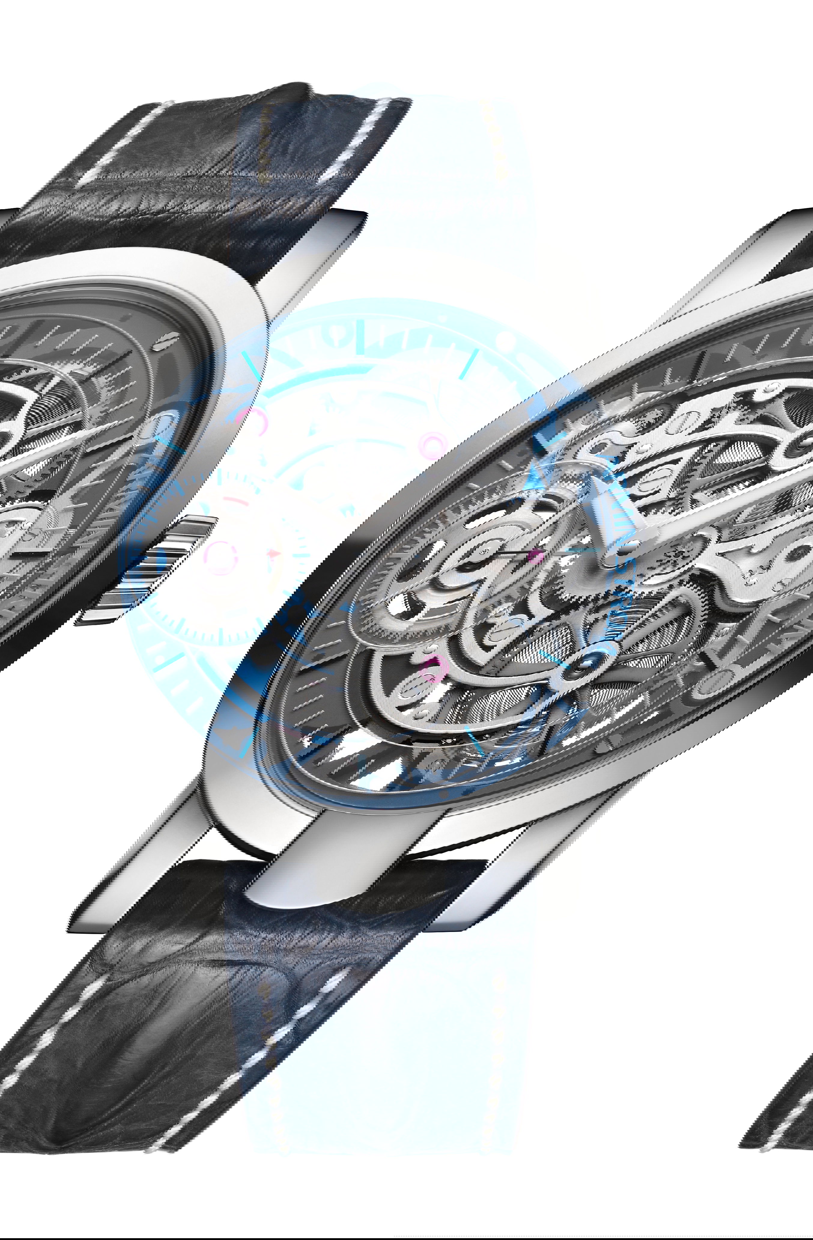 Armin Strom Skeleton Pure Water luxury timepiece - detailed view