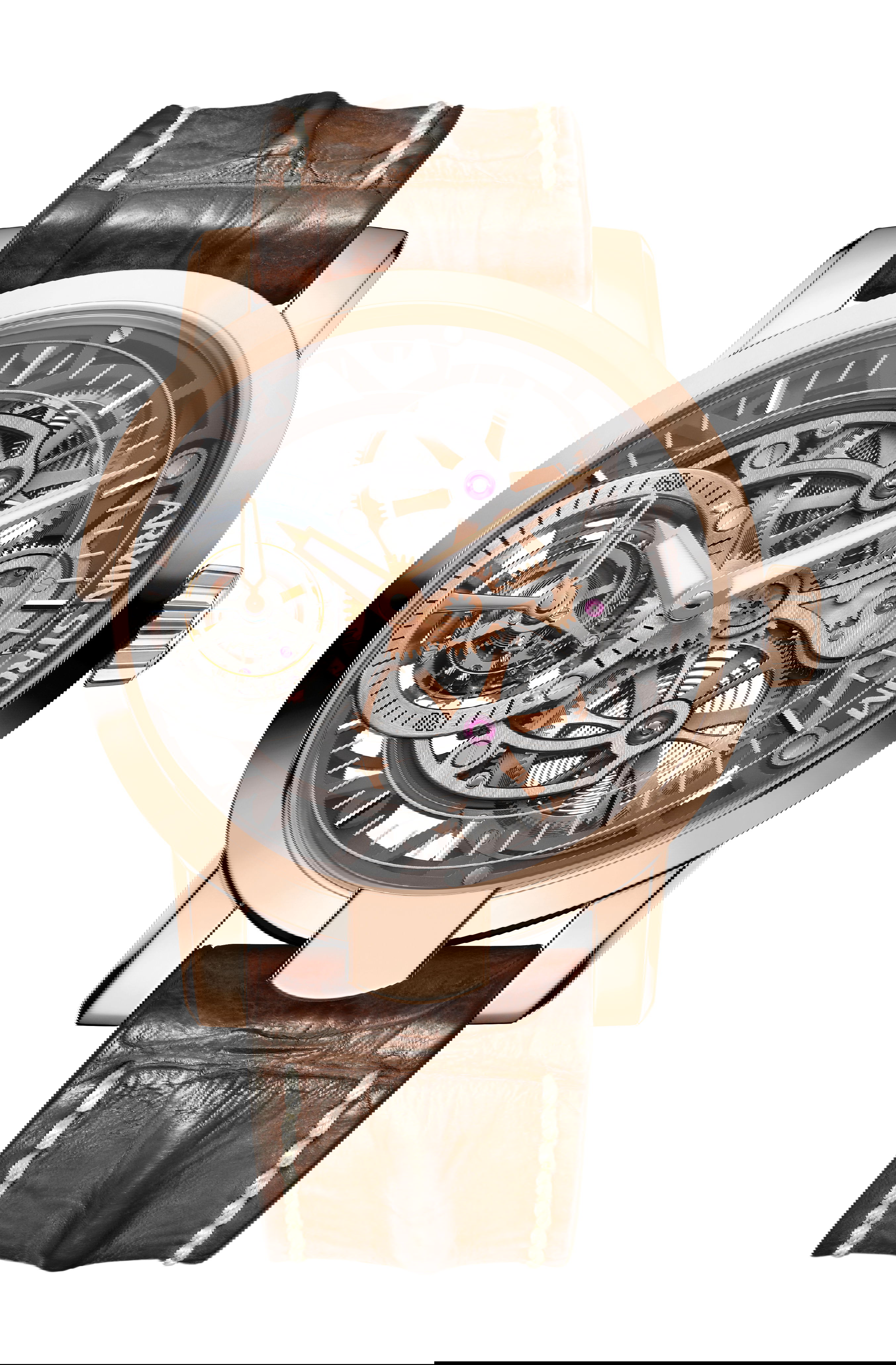 Armin Strom Tourbillon Skeleton Fire luxury timepiece - detailed view