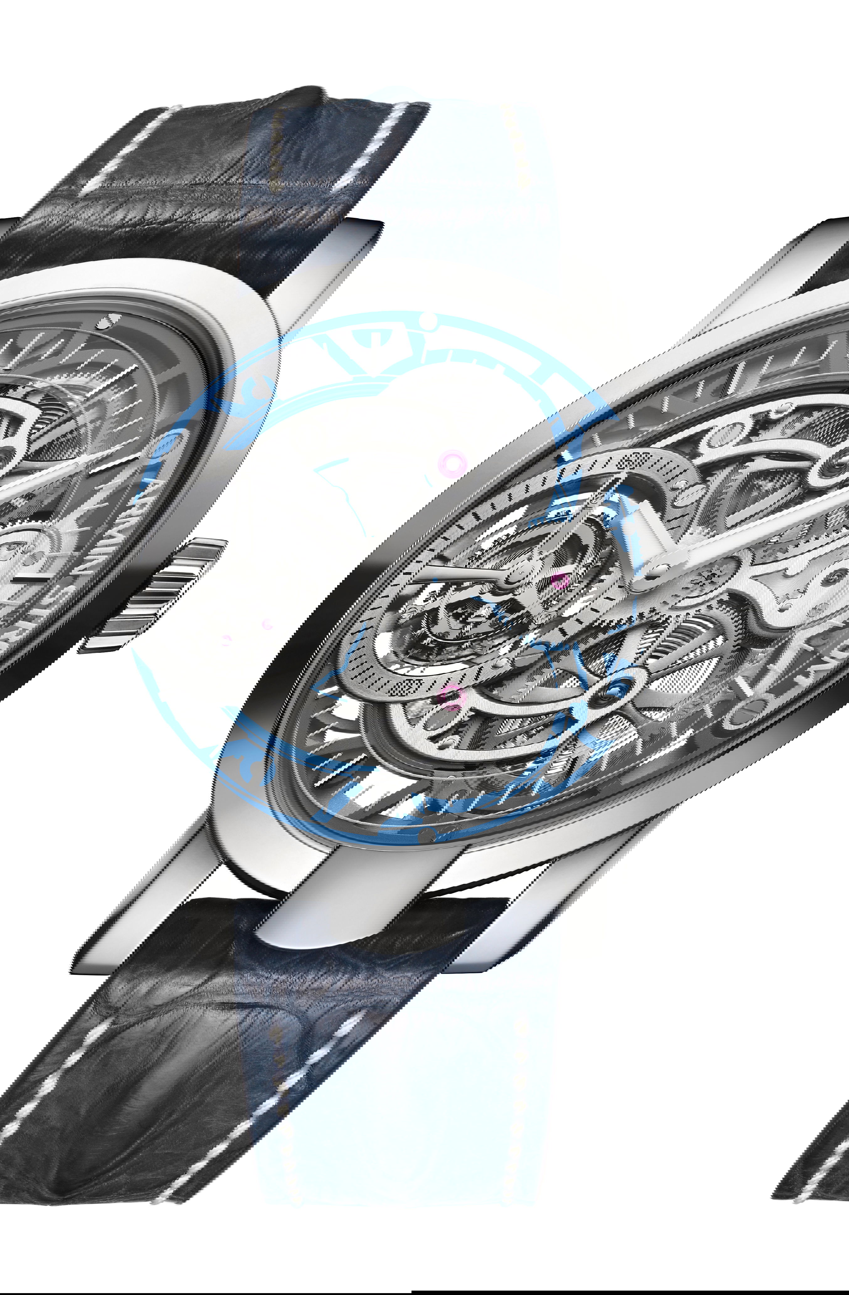 Armin Strom Tourbillon Skeleton Water luxury timepiece - detailed view