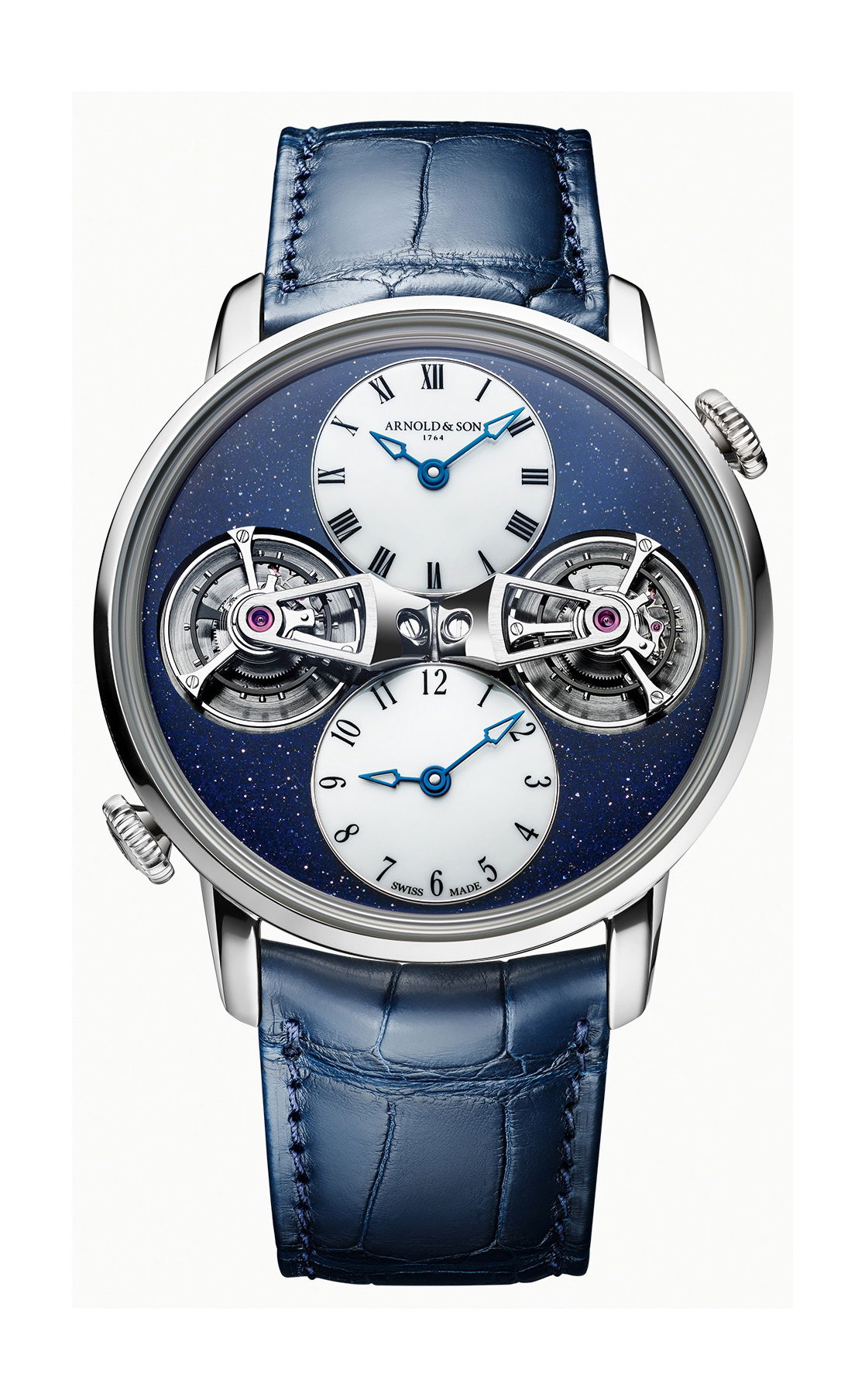 Arnold and Son Double Tourbillon White Gold watch