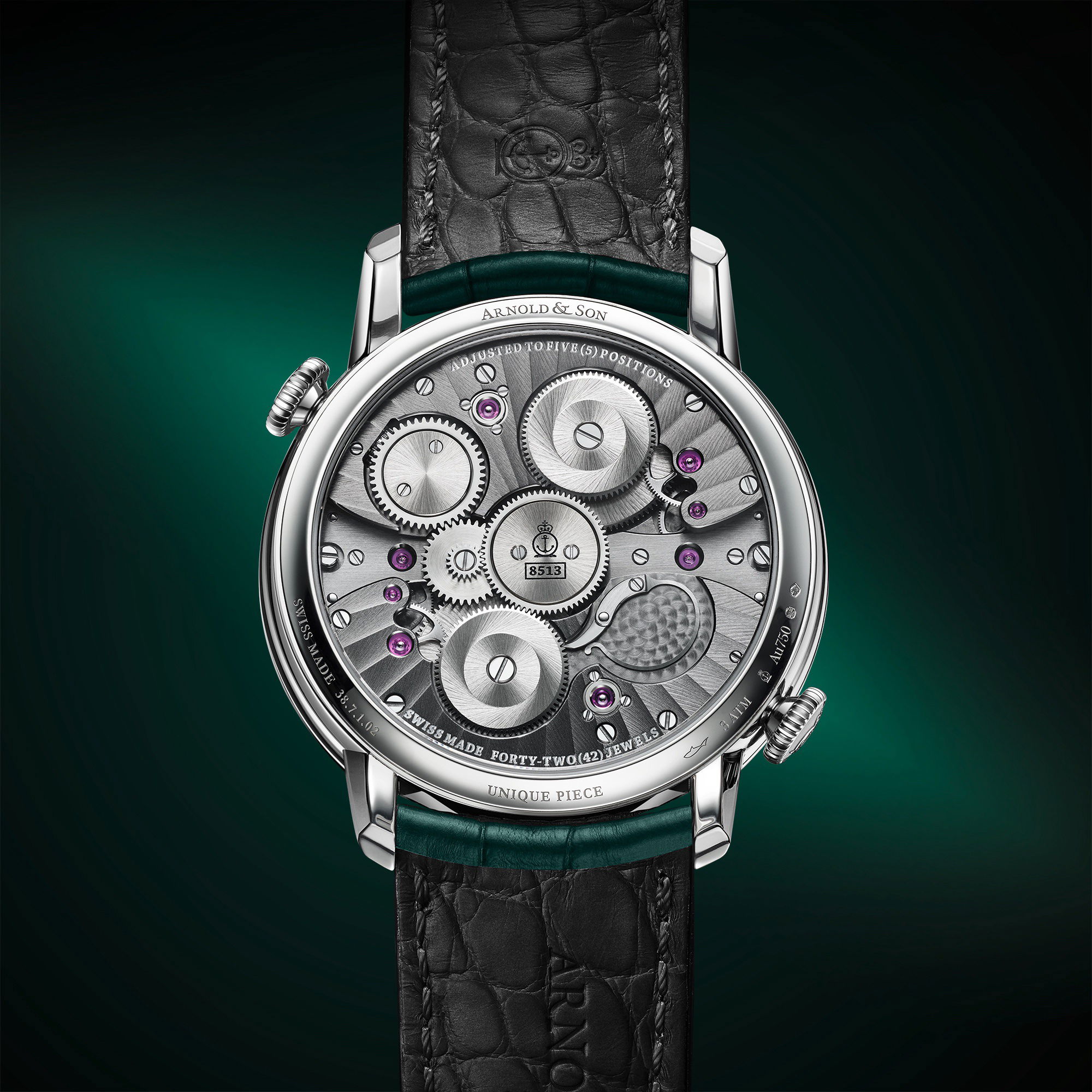 Arnold & Son Double Tourbillon White Gold - View 2