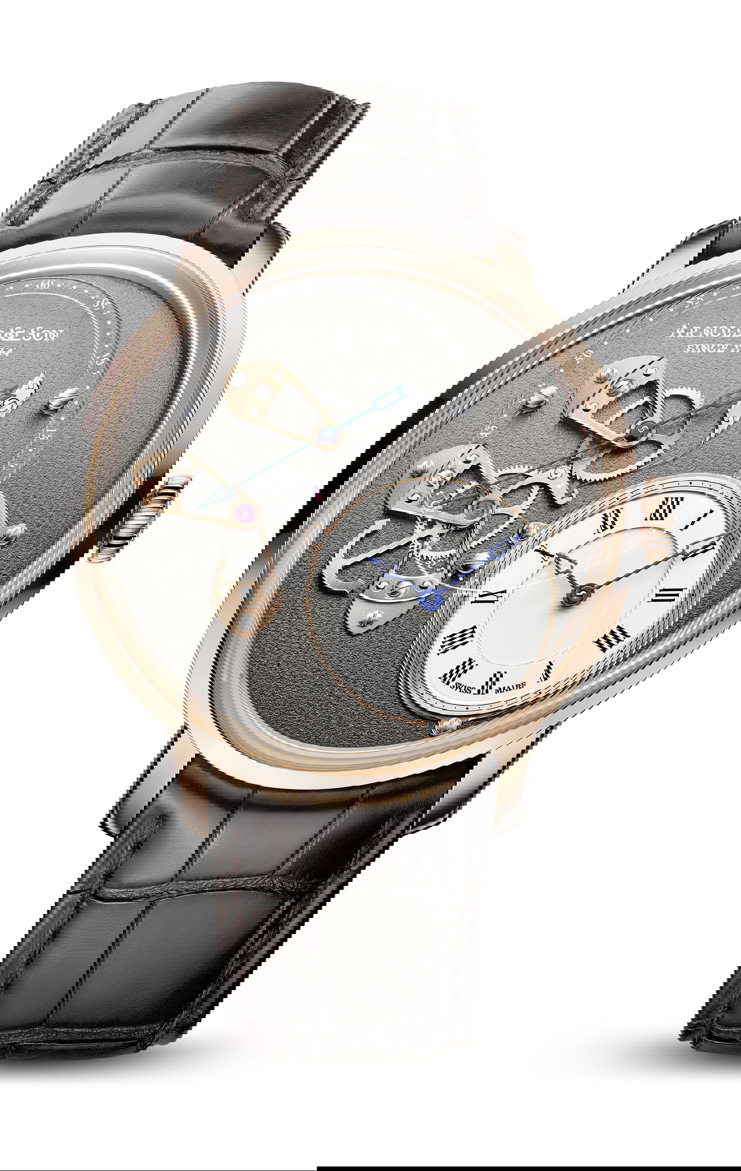 Arnold and Son DSTB Gold watch
