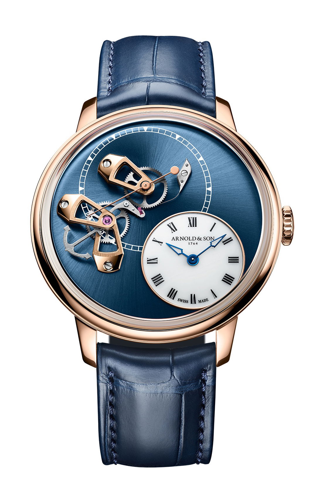 Arnold and Son DSTB 42 Red Gold watch