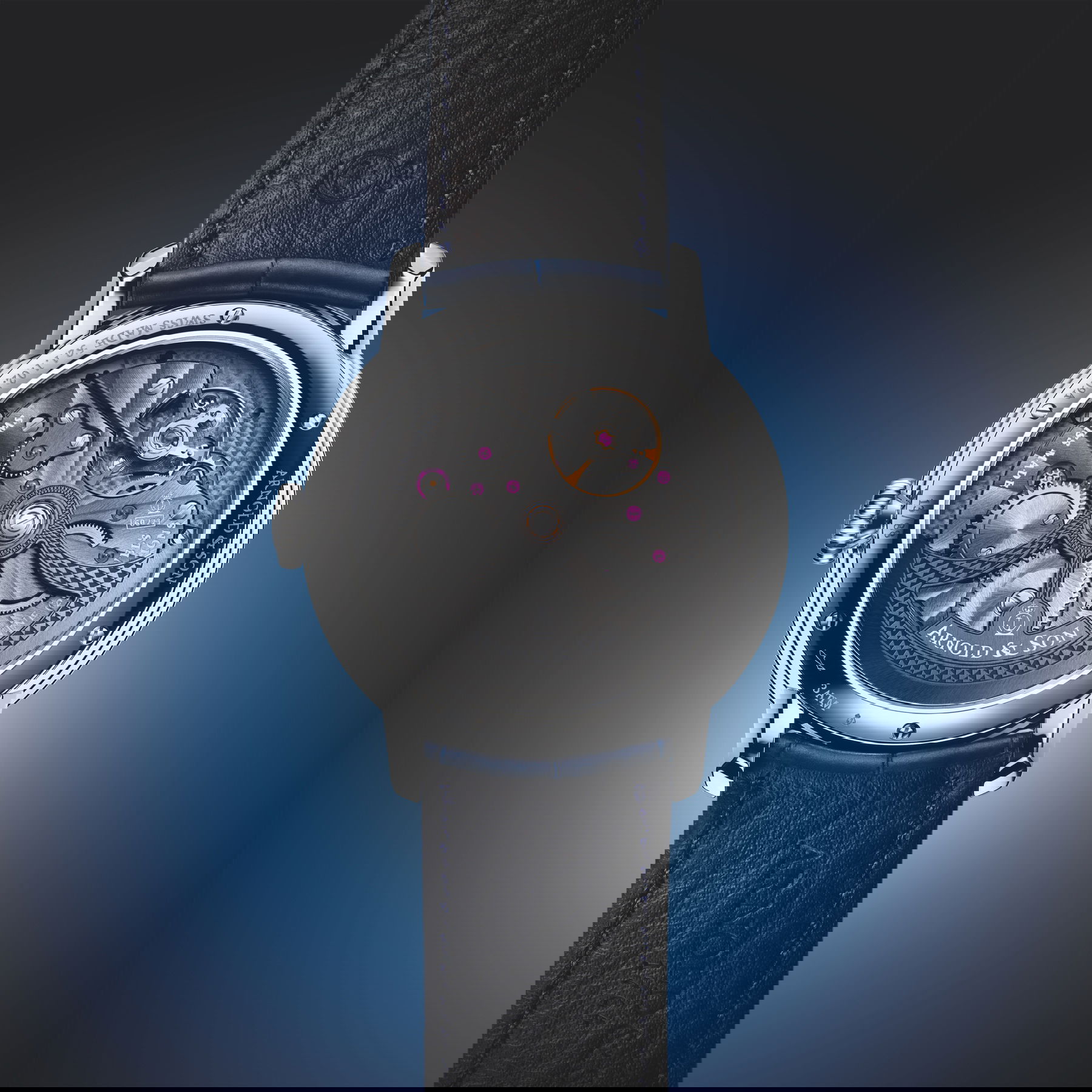 Arnold & Son Globetrotter Steel Blue - View 2