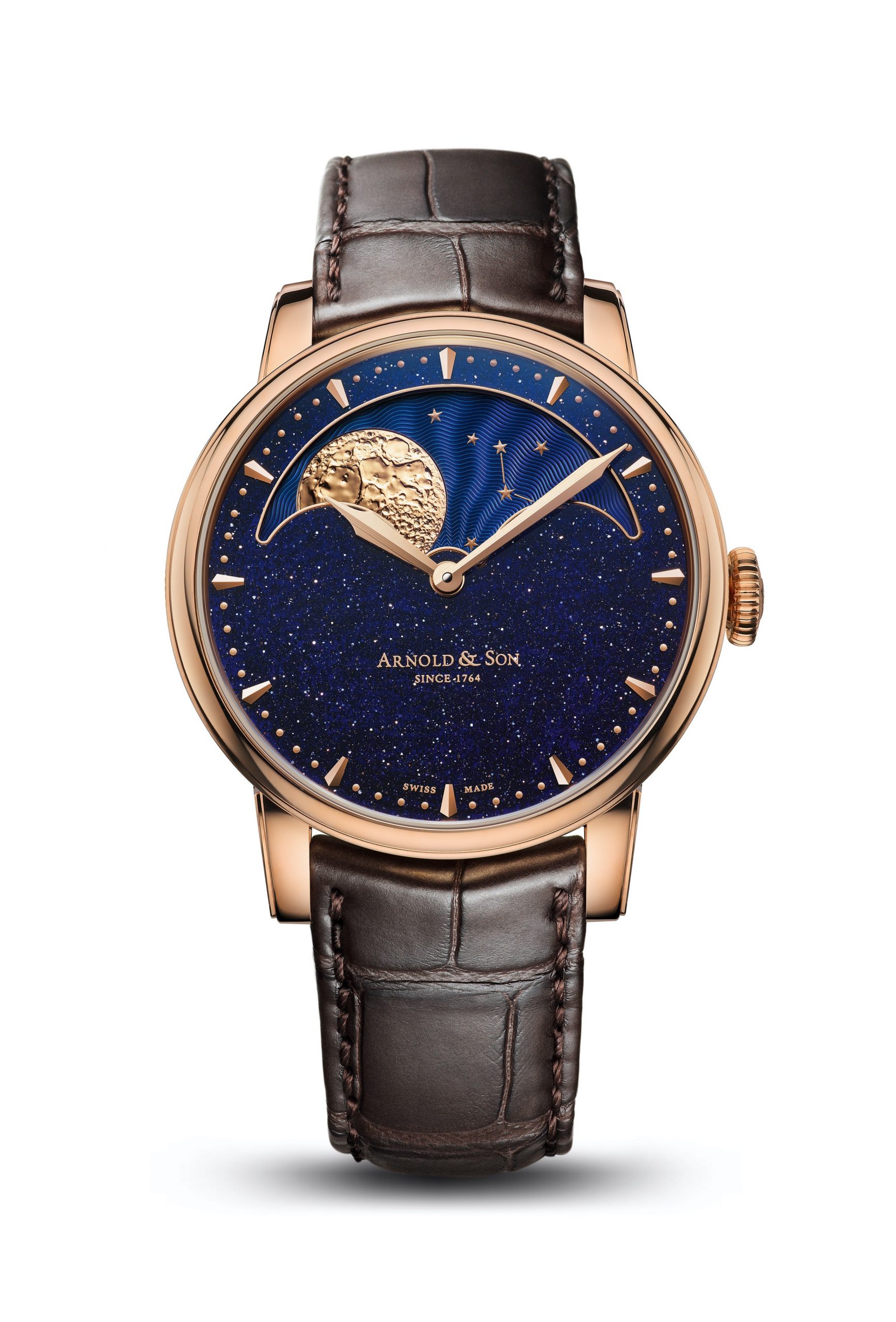 Arnold & Son Perpetual Moon Gold luxury timepiece - detailed view