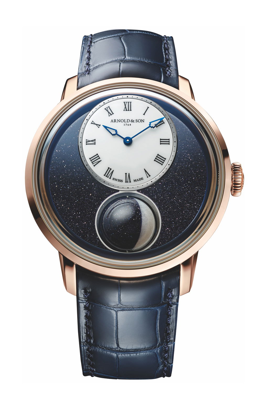 Arnold & Son Luna Magna Gold luxury timepiece - detailed view